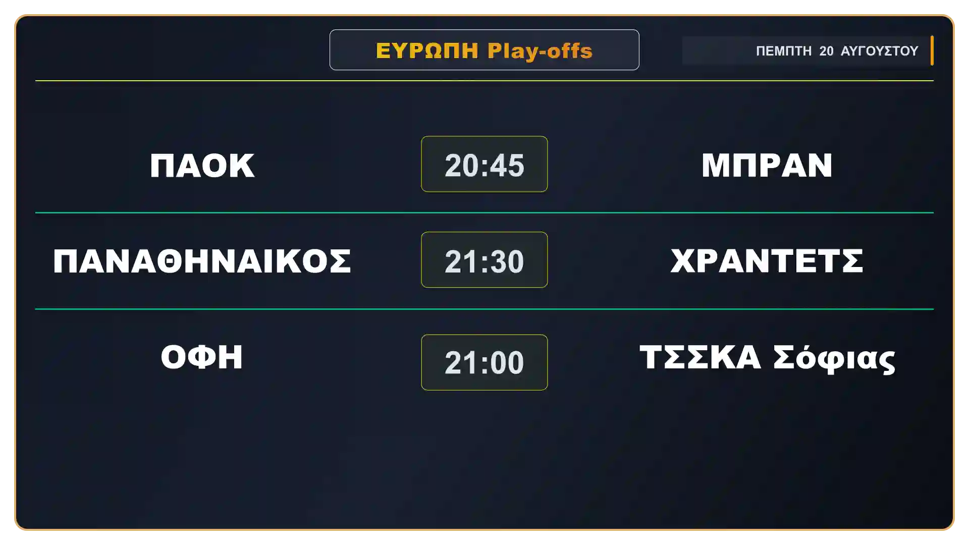 Ελληνικό άρωμα στα play-offs Ευρώπης: Ρεπορτάζ, αναλύσεις και τα προγνωστικά του Lucky-Duck