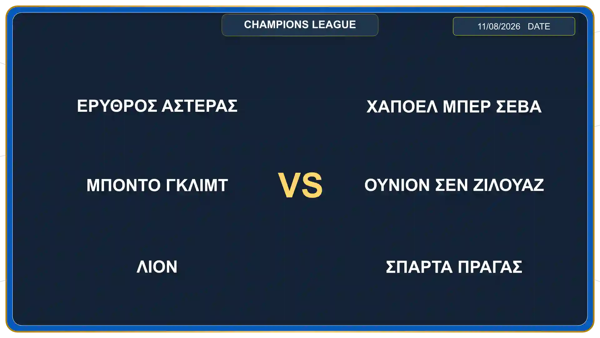 Προγνωστικά στοιχήματος 11/08 Μπορντό Σεντ Ζιλουάζ Ερυθρός Αστέρας Χάποελ Λυών Σπάρτα